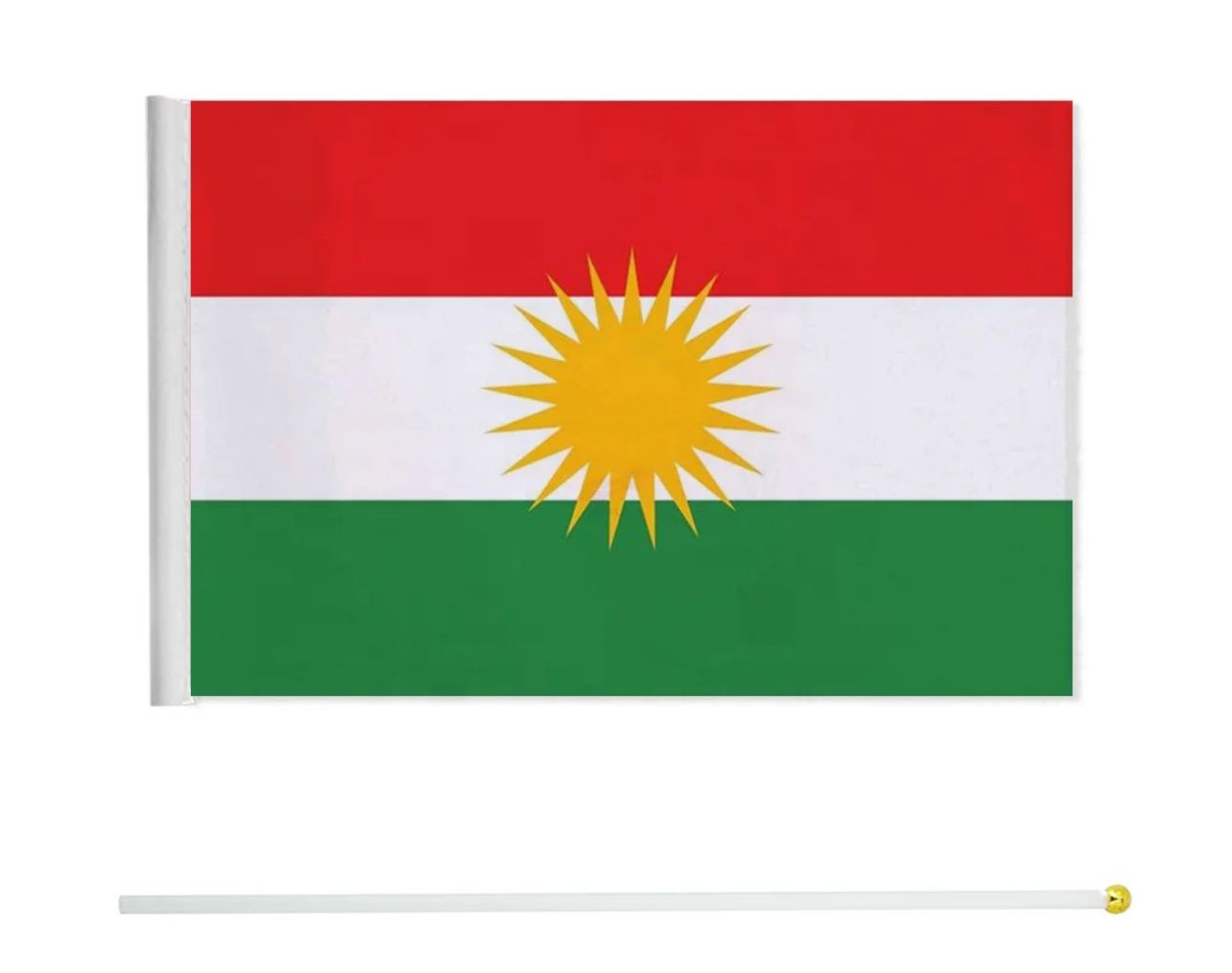 Kurdistan Flagge Klein - Akipa Merch