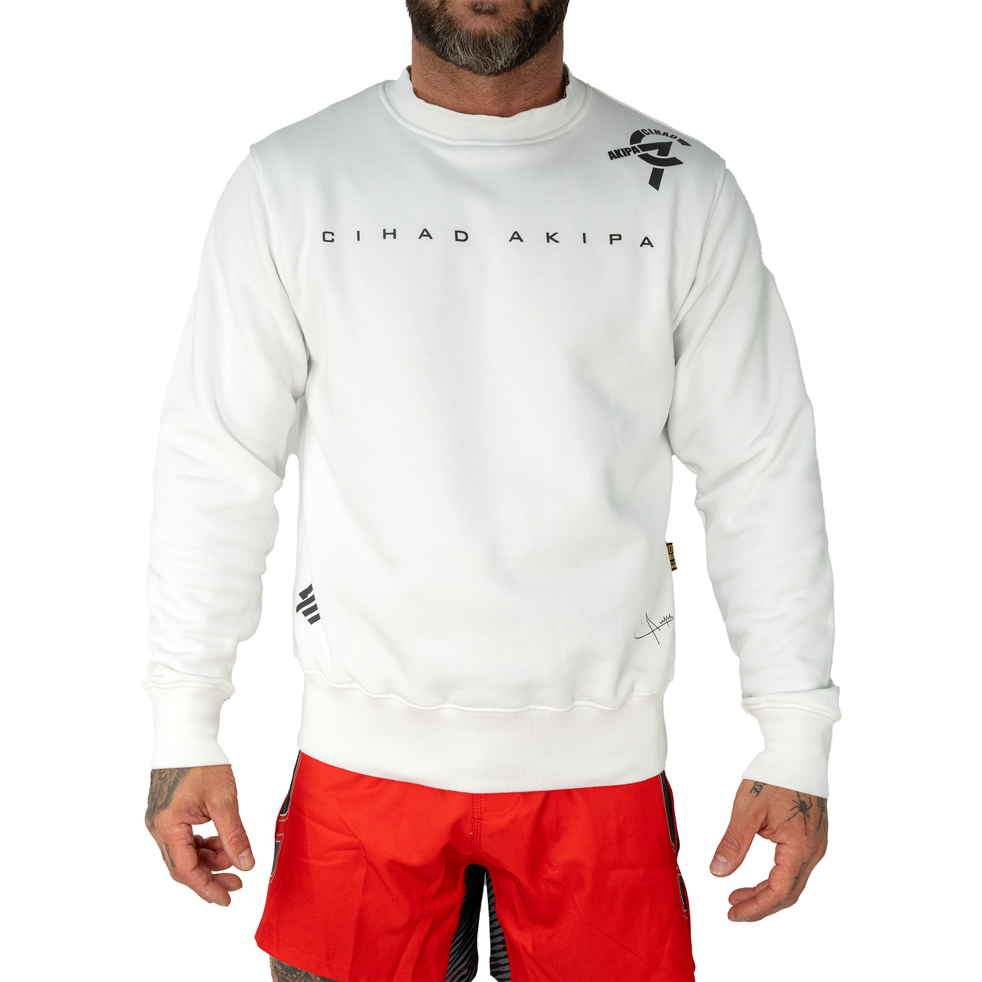 CIHAD AKIPA PULLOVER WEIß (Kopie) - Akipa Merch