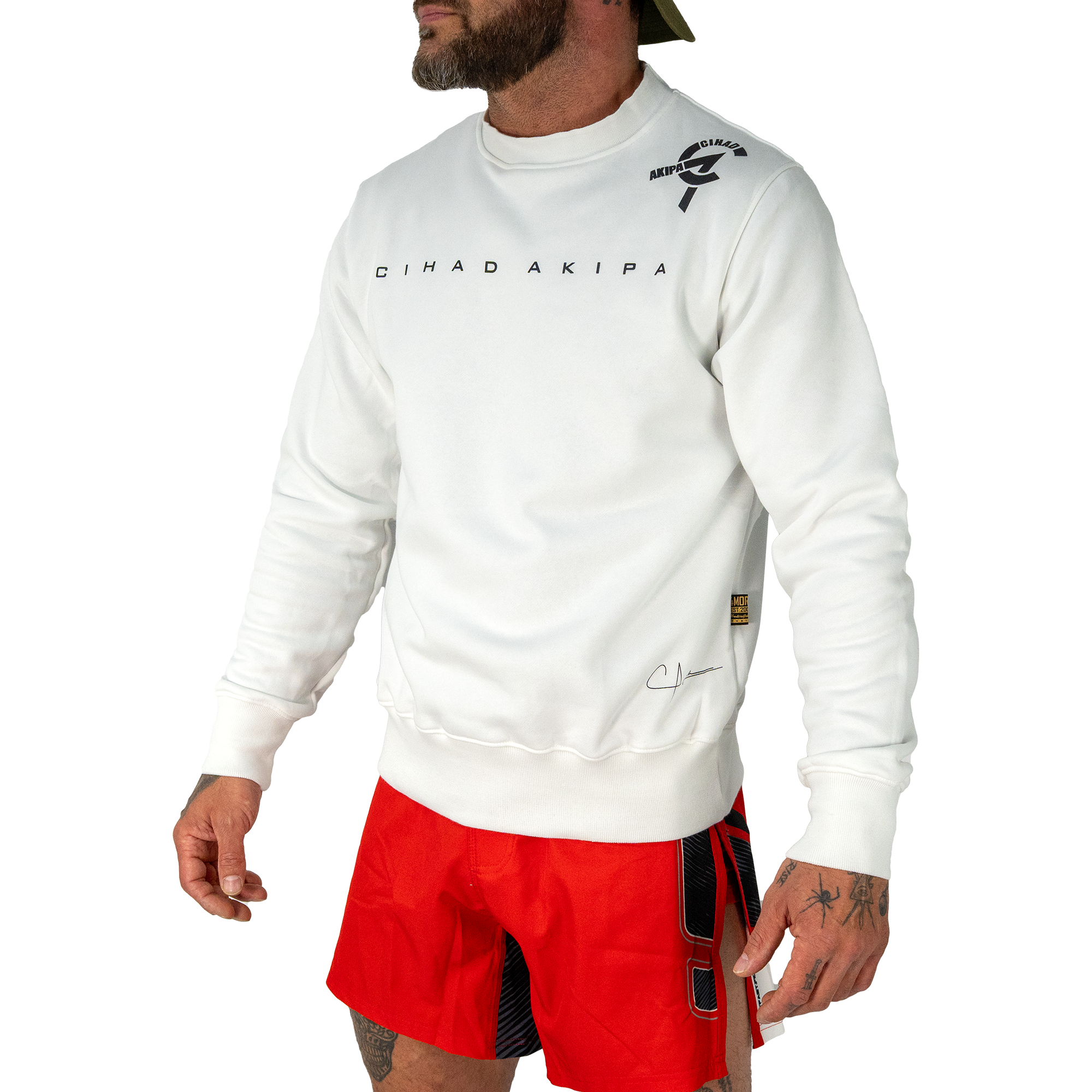 CIHAD AKIPA PULLOVER WEIß (Kopie) - Akipa Merch