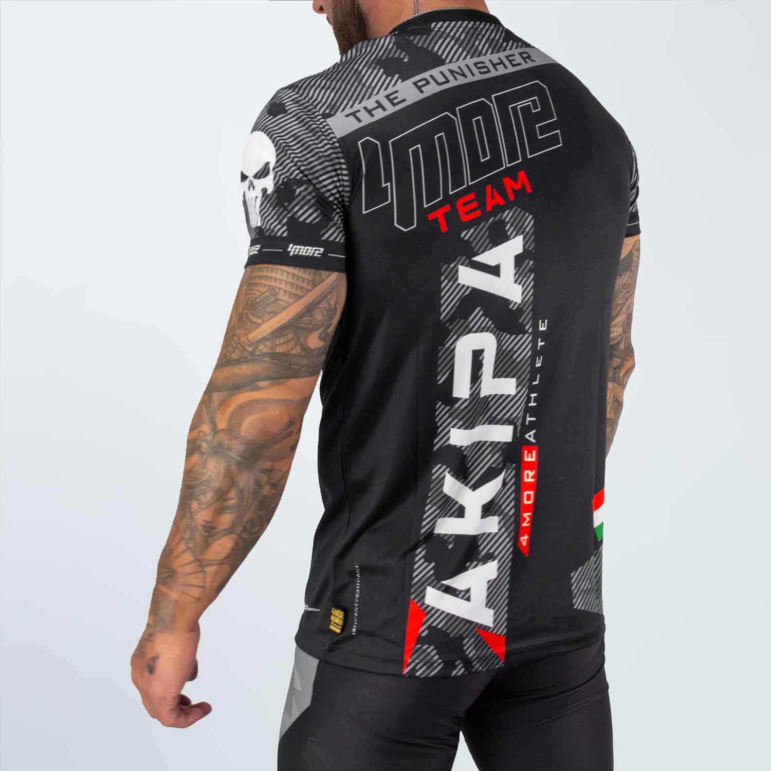 CIHAD AKIPA T-Shirt Schwarz mit Kurdistan-Flagge - Akipa Merch